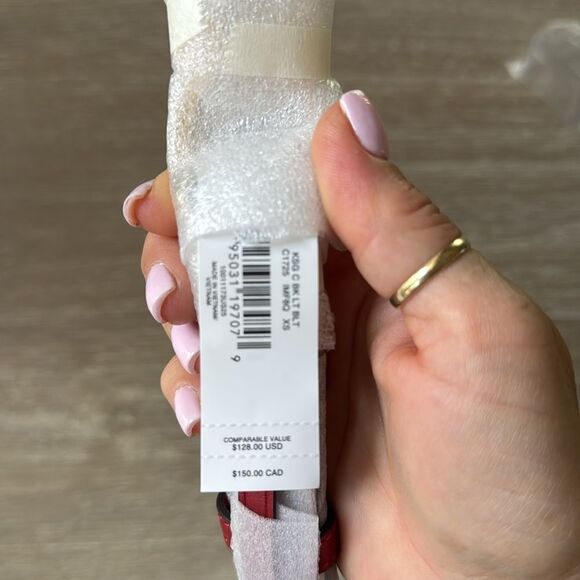 Coach signature Belt red XS NWT in packaging‎ - Picture 4 of 4